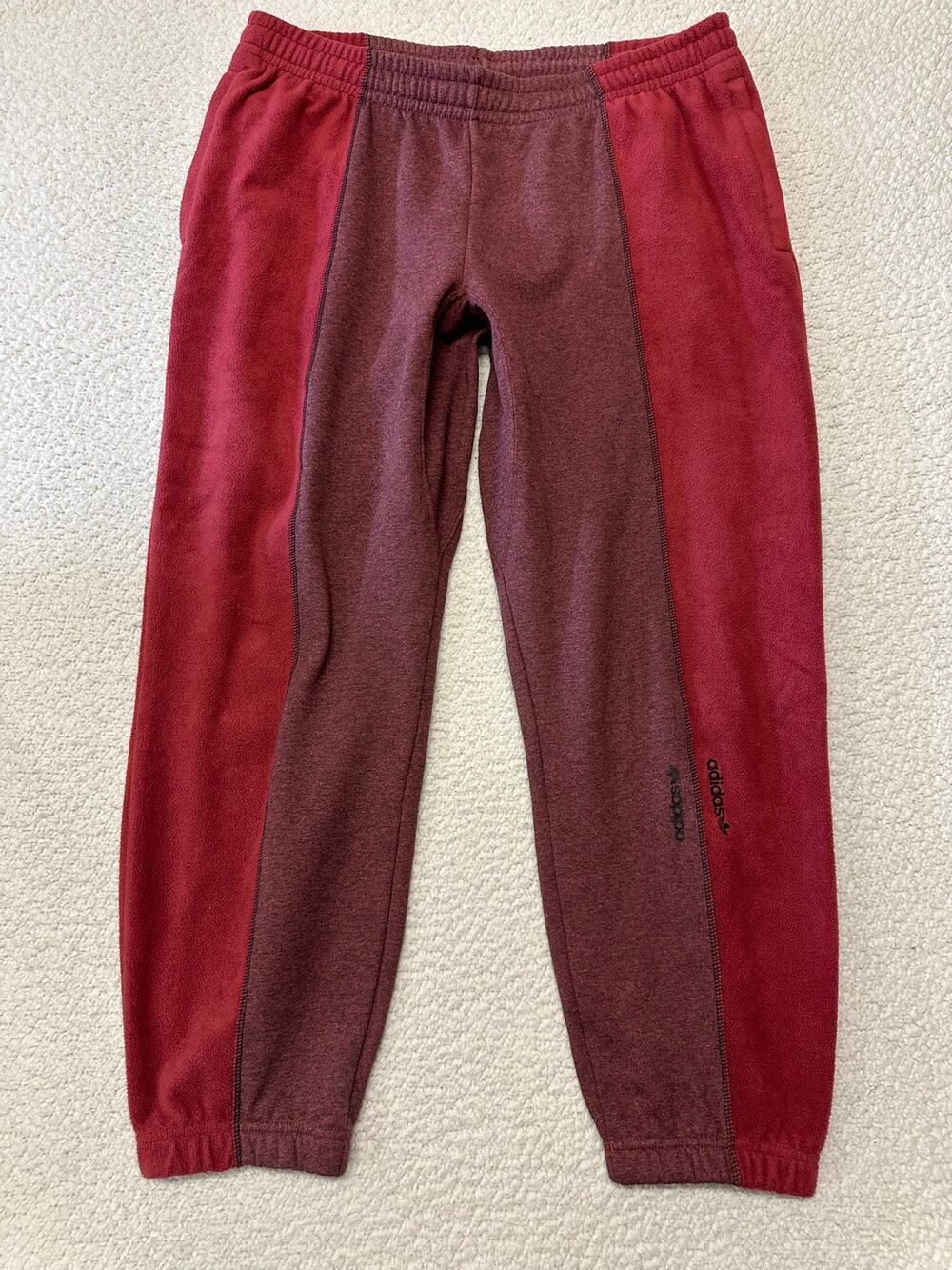 Adidas Mens Fleece Sweatpants Jogger Pants Size XL